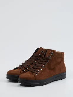– High-Top-Sneaker aus Veloursleder-Semler New