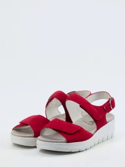 – Keilsandalette aus Veloursleder-Semler Sale