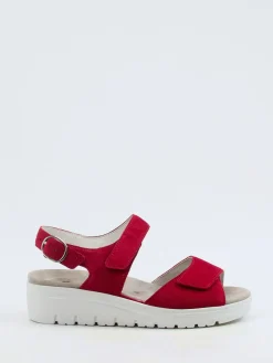 – Keilsandalette aus Veloursleder-Semler Sale