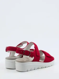 – Keilsandalette aus Veloursleder-Semler Sale