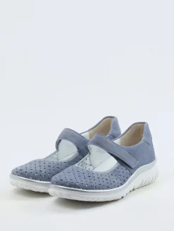 – Klett-Ballerina aus Veloursleder tauben-Semler Online