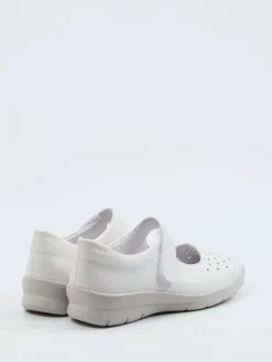 – Klettballerinas aus Kalbleder in Offwhite-Semler