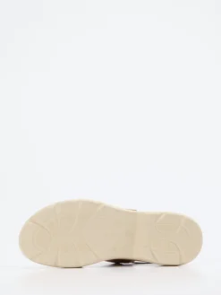 – Klettsandale aus Metallic-Kalbleder-Semler Sale