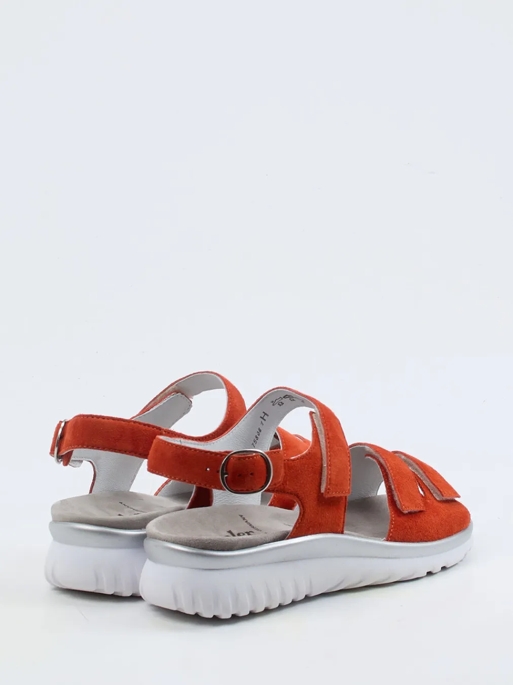 – Komfortsandale aus Veloursleder-Semler