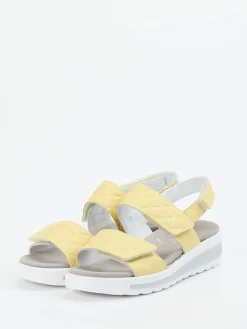 – Komfortsandalen aus geprägtem Leder-Semler New