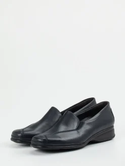 – Komfort-Slipper aus Kalbleder Dunkel-Semler Sale