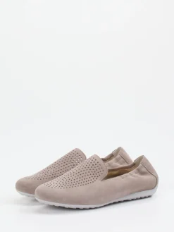 – Komfort-Slipper aus Veloursleder taupe-Semler Hot