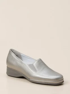 – Komfort-Slipper aus Metallicleder-Semler Outlet