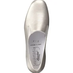 – Komfort-Slipper aus Metallicleder-Semler Outlet