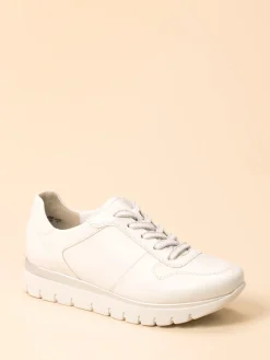 – Komfort-Sneaker aus Kalbleder Offwhite-Semler Clearance