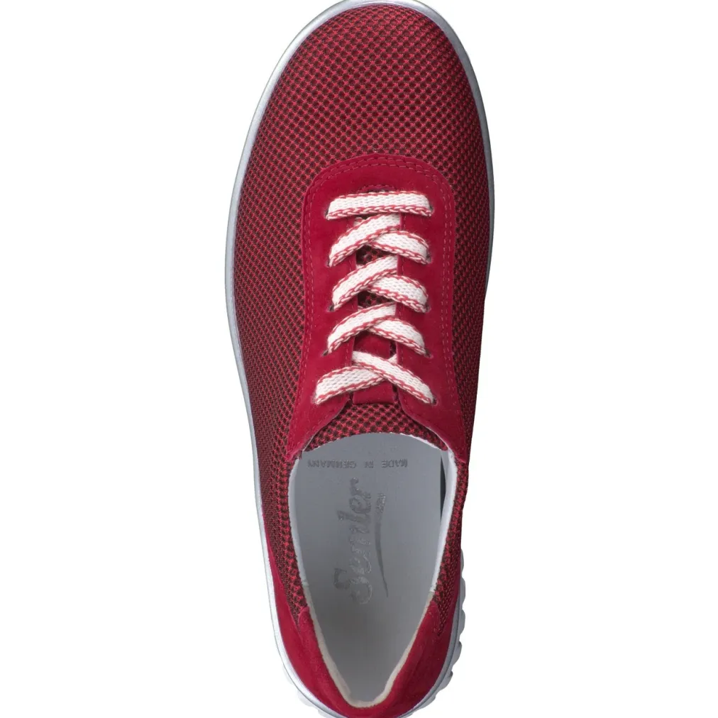 – Komfort-Sneaker aus Mesh und Veloursleder-Semler Best