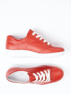 – Komfort-Sneaker aus Kalbleder in-Semler Clearance