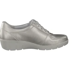 – Komfort-Sneaker aus Metallicleder-Semler Best