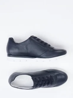 – Komfort-Sneaker aus Kalbleder Dunkel-Semler Outlet