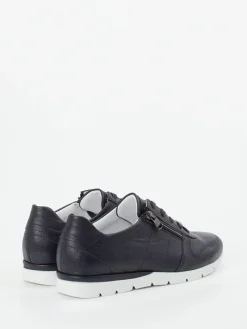 – Komfort-Sneaker aus Kalbleder Dunkel-Semler Discount