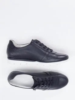 – Komfort-Sneaker aus Kalbleder Dunkel-Semler Discount