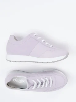 – Komfort-Sneaker aus Nubukleder Flieder-Semler Best