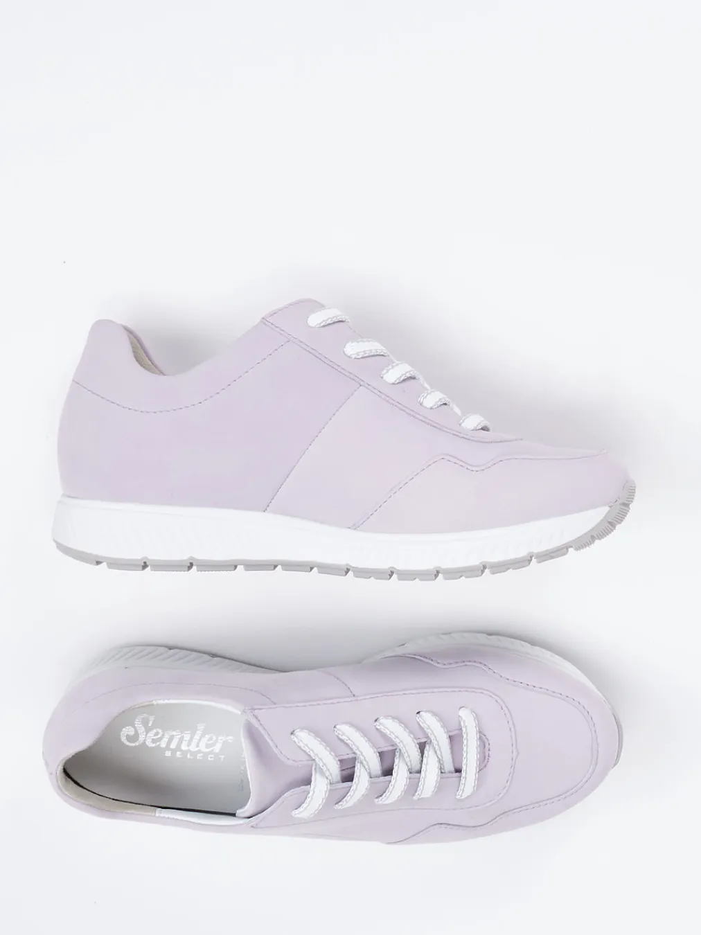 – Komfort-Sneaker aus Nubukleder Flieder-Semler Best