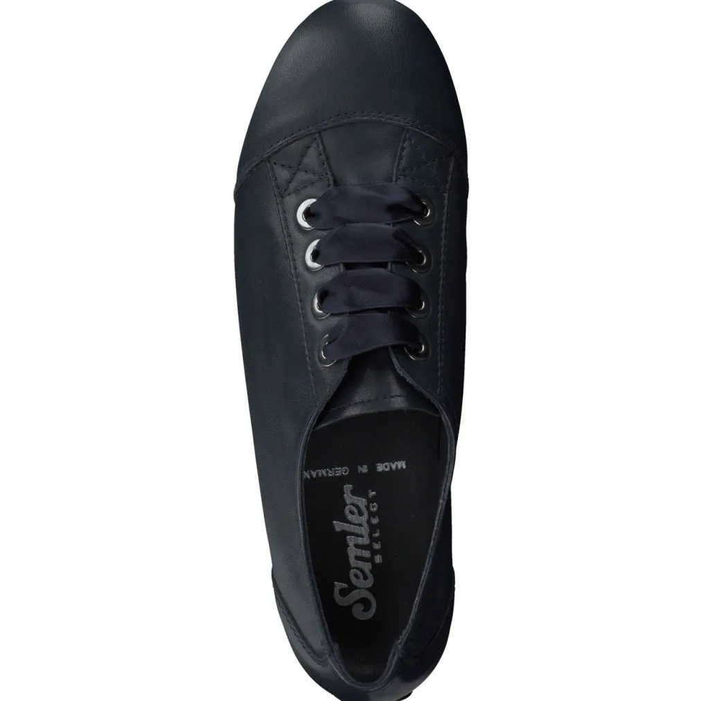 – Komfort-Sneaker aus Kalbleder Dunkel-Semler New