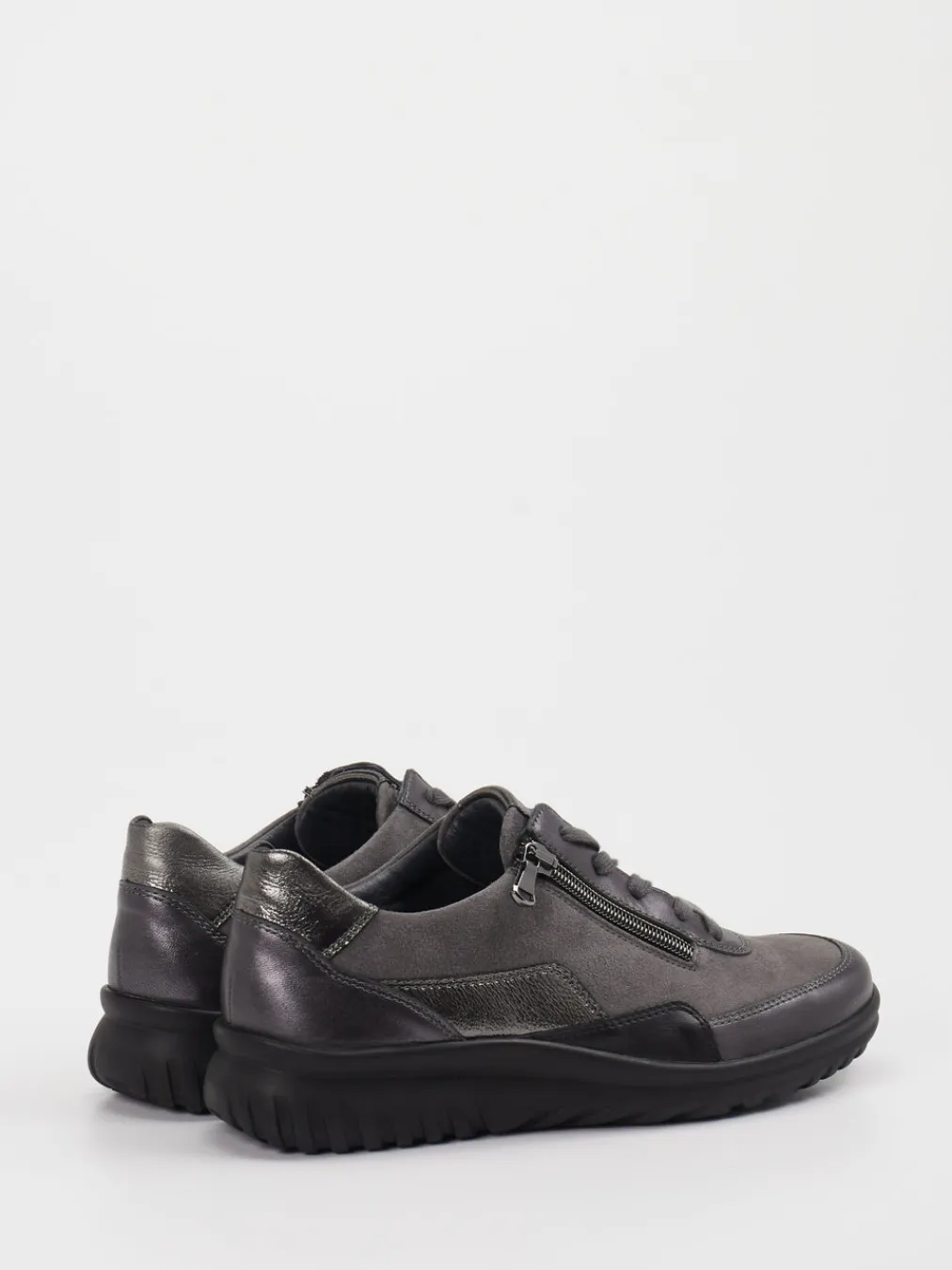 – Komfort-Sneaker aus Leder metallic-Semler Clearance