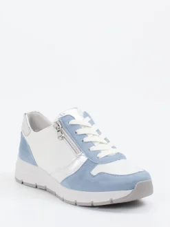 – Komfort-Sneaker aus Kalbleder -blau-Semler New