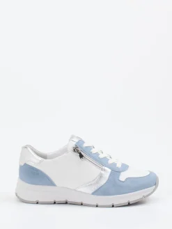 – Komfort-Sneaker aus Kalbleder -blau-Semler New