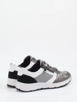 – Komfort-Sneaker aus Metallicleder anthrazit-Semler