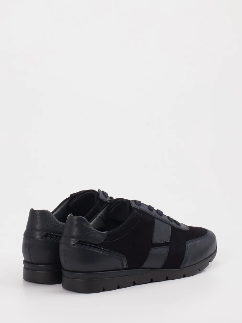 – Komfort-Sneaker aus Leder in Dunkel-Semler Discount