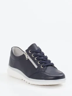 – Komfort-Sneaker aus Kalbleder Dunkel-Semler