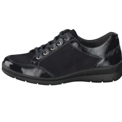 – Komfort-Sneaker aus Lackleder und Veloursleder-Semler Best