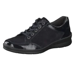 – Komfort-Sneaker aus Lackleder und Veloursleder-Semler Best