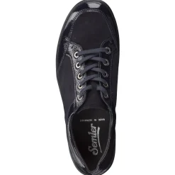 – Komfort-Sneaker aus Lackleder und Veloursleder-Semler Best