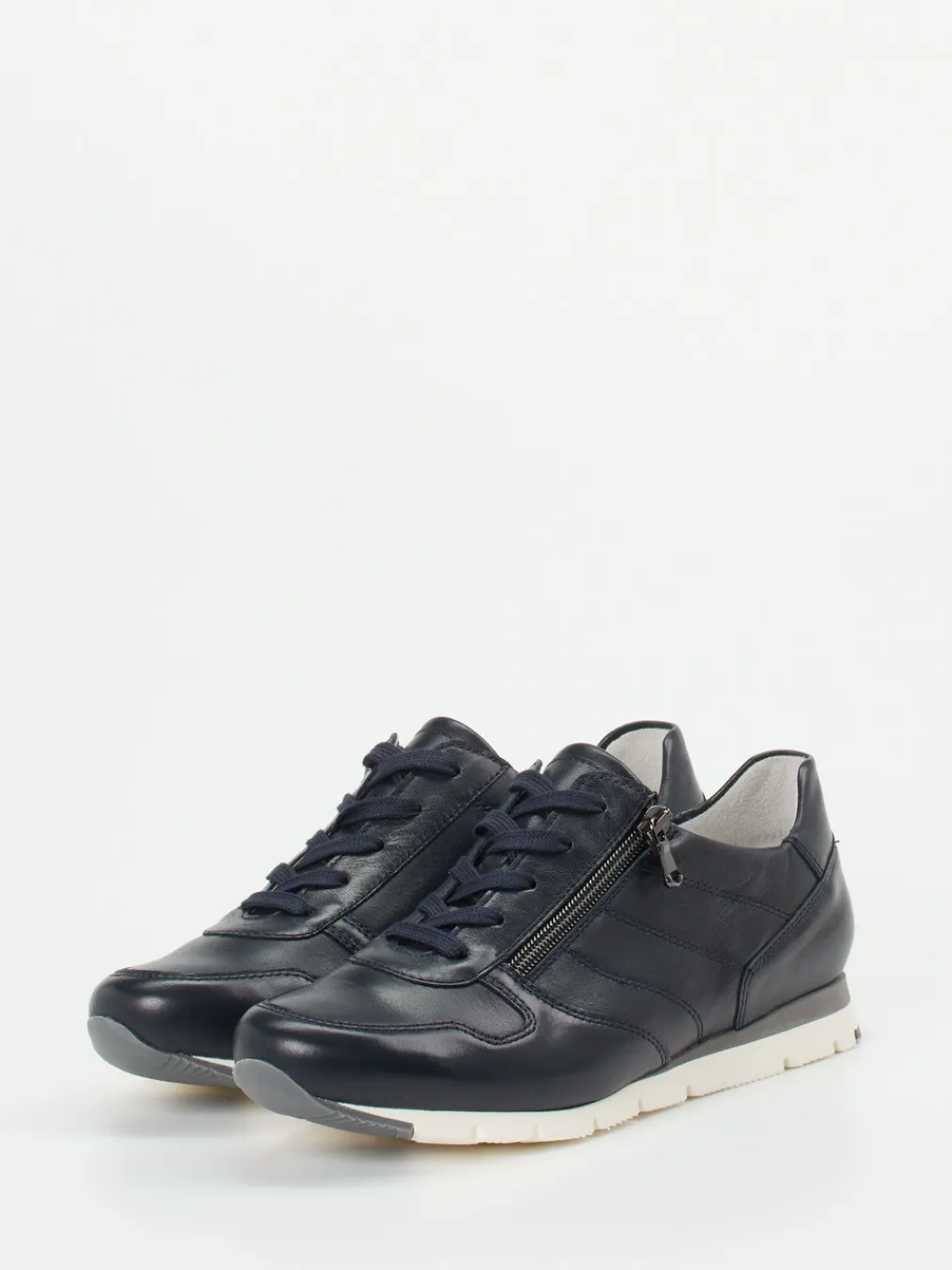 – Komfort-Sneaker aus Kalbleder Dunkel-Semler Discount