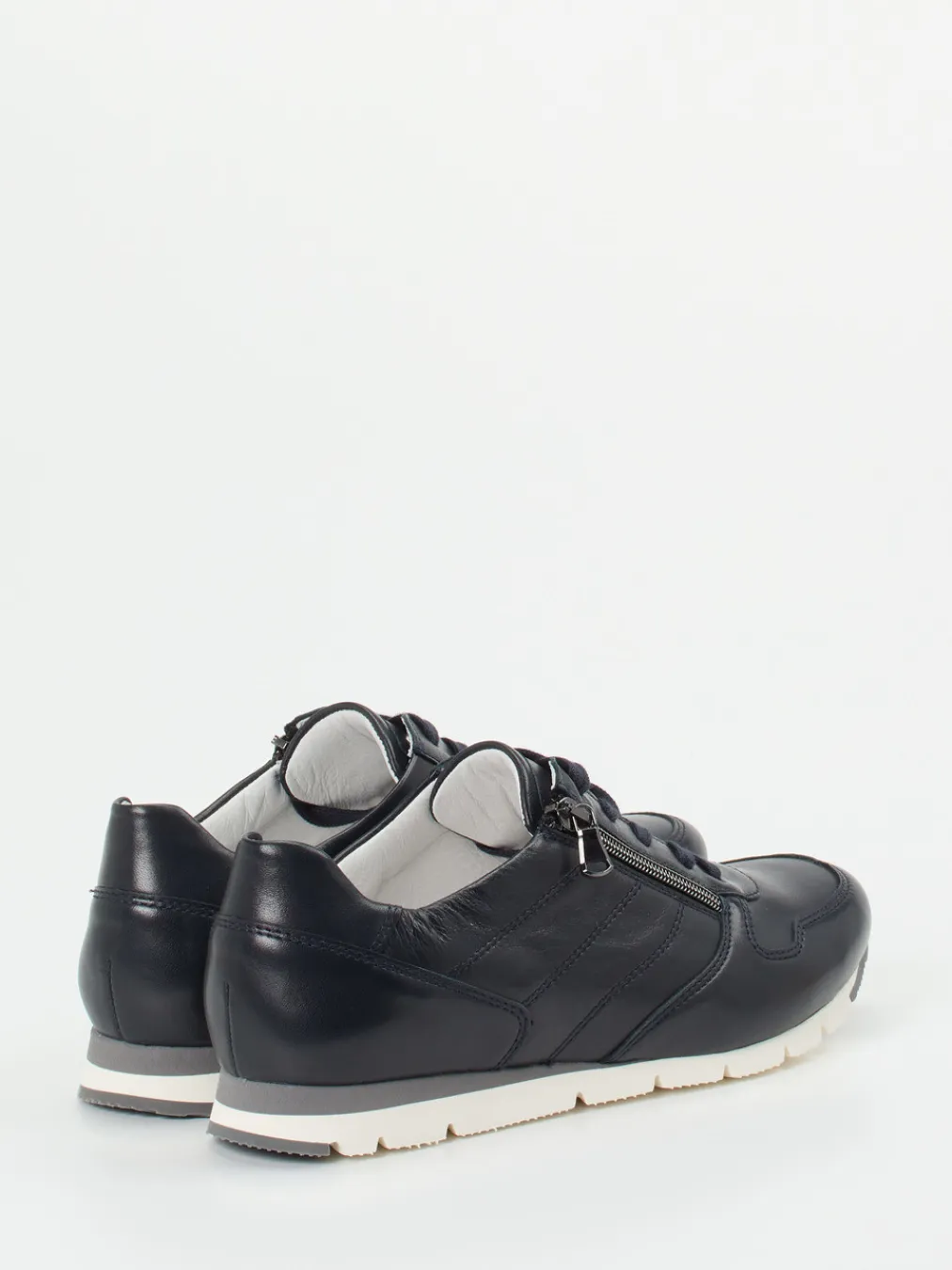 – Komfort-Sneaker aus Kalbleder Dunkel-Semler Discount