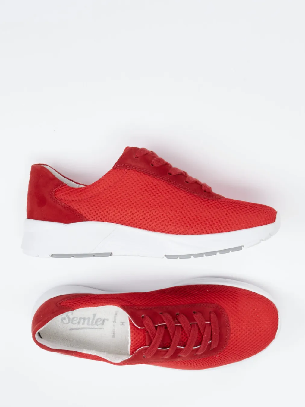 – Komfort-Sneaker aus Mesh und Veloursleder-Semler Clearance