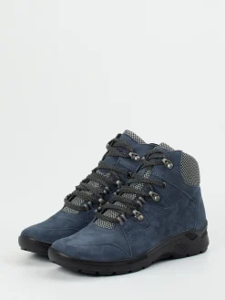 – Stiefelette aus Veloursleder Dunkel-Semler Sale