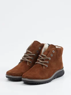 – Stiefelette aus Veloursleder mittel-Semler Discount