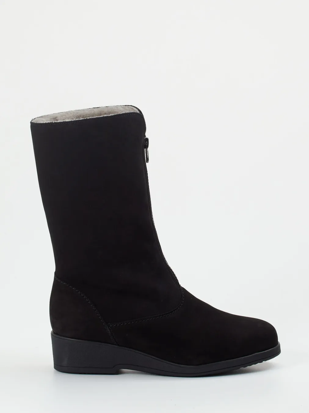 – Winterstiefel aus Veloursleder-Semler