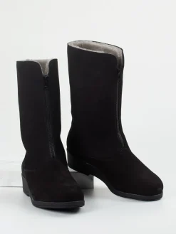 – Winterstiefel aus Veloursleder-Semler