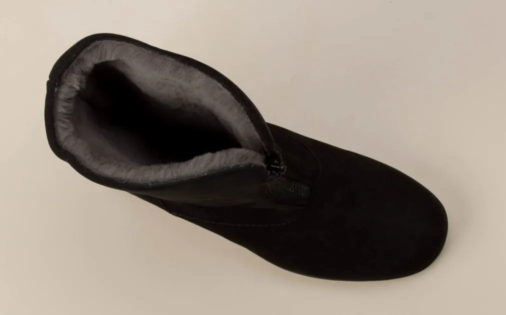 – Winterstiefel aus Veloursleder-Semler