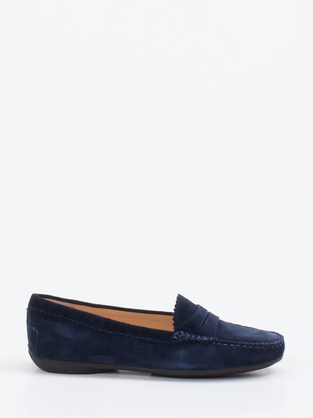 – Loafer aus Veloursleder Dunkel-Si Online