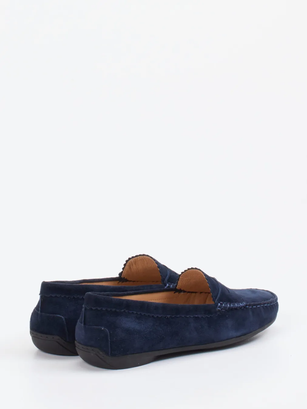 – Loafer aus Veloursleder Dunkel-Si Online