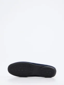 – Loafer aus Veloursleder Dunkel-Si Online