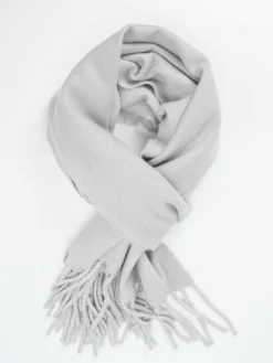 Simone Bruns – Fransenschal aus Kaschmir hell-Simone Bruns Cashmere Couture