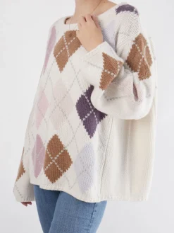 Simone Bruns – Strickpullover aus Cashmere wollweiß-Simone Bruns Cashmere Couture Clearance