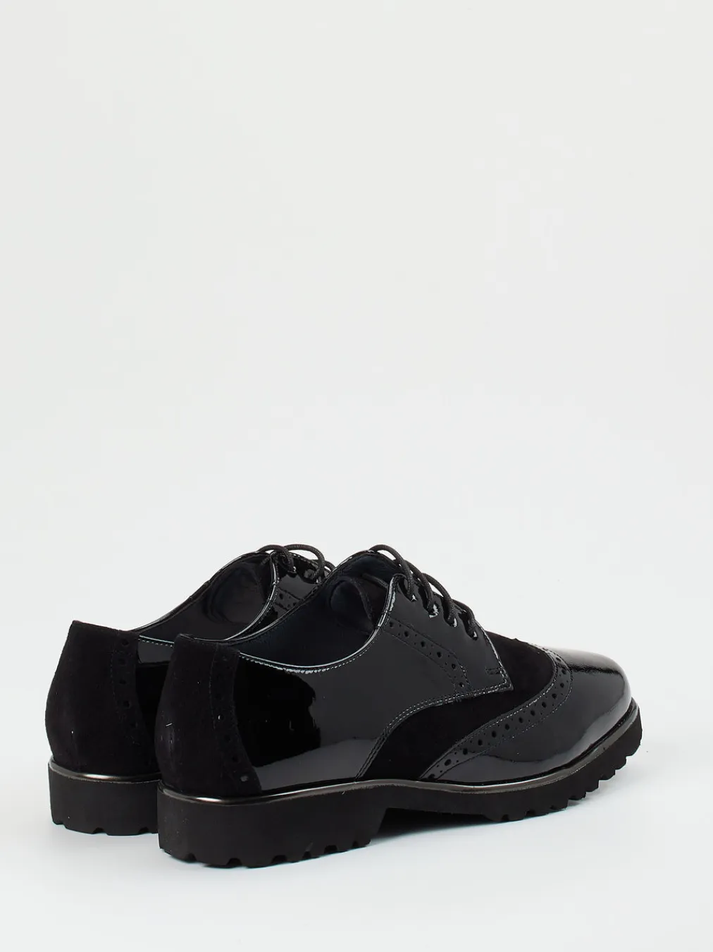 – Brogues aus Lackleder und Veloursleder-Sioux Best