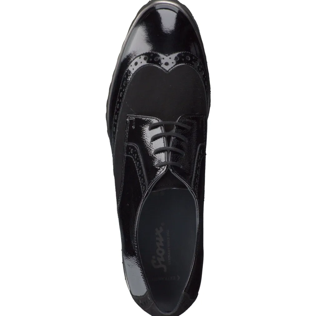 – Brogues aus Lackleder und Veloursleder-Sioux Best