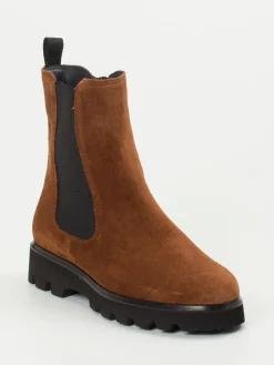 – Chelsea-Stiefeletten aus Veloursleder-Sioux New