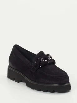 – Chunky-Loafer aus Veloursleder Tiefschwarz-Sioux Sale