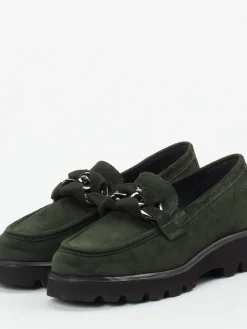 – Chunky-Slipper aus Veloursleder Tannen-Sioux Discount